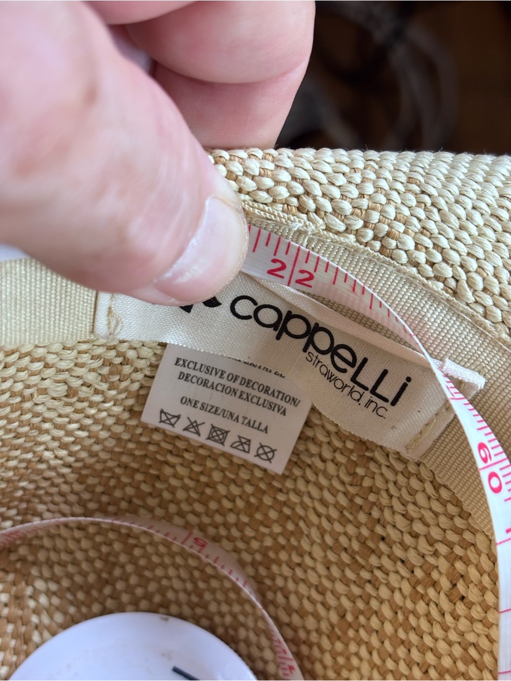 Cappelli Straworld Inc. Wide Brim Raffia Sun Hat – Paper Straw | One Size - Picture 8 of 8